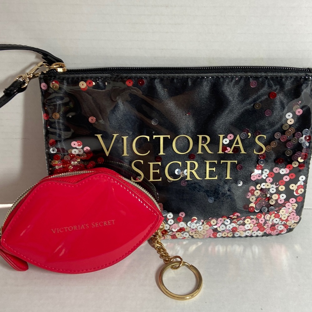 Victoria’s Secret Bundle -Wristlet and Coin purse keychain